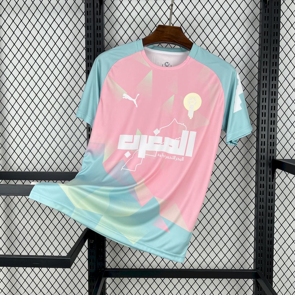 Morocco 2025/26 Blue & Pink Edition Jersey