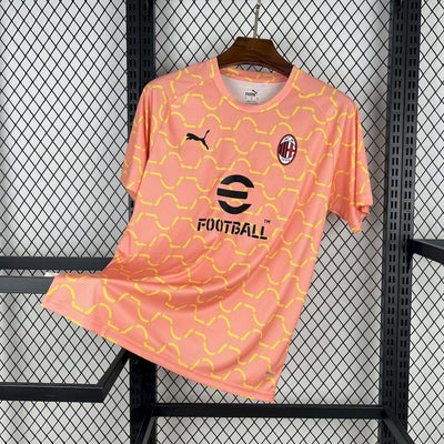 AC Milan 2025/26 Orange Pré-Match Training Jersey