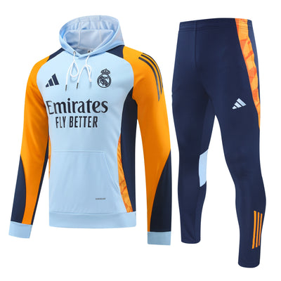 Real Madrid 24/25 - Hooded Training Suit - Adults