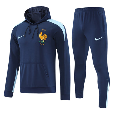 France 24/25 - Hooded Training Suit - Adults