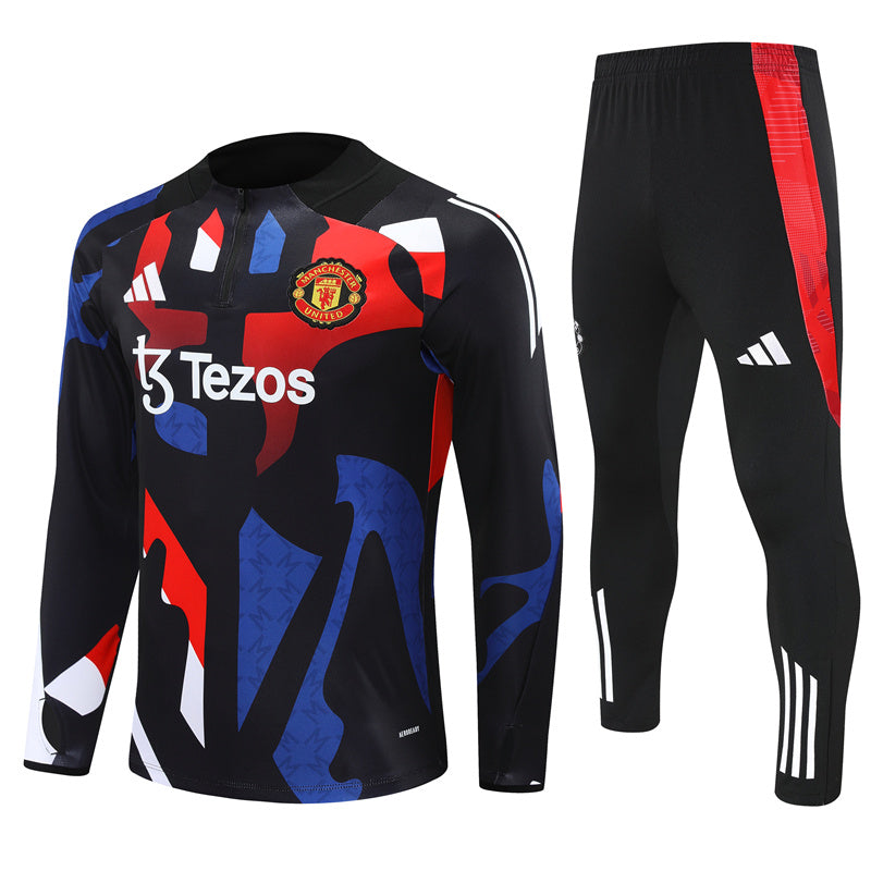 Manchester United 24/25 - Training Suit - Black - Adults