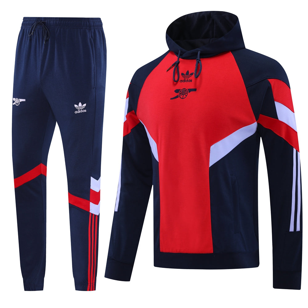 Arsenal FC 24/25 - Hooded Training Suit - Red - Adults