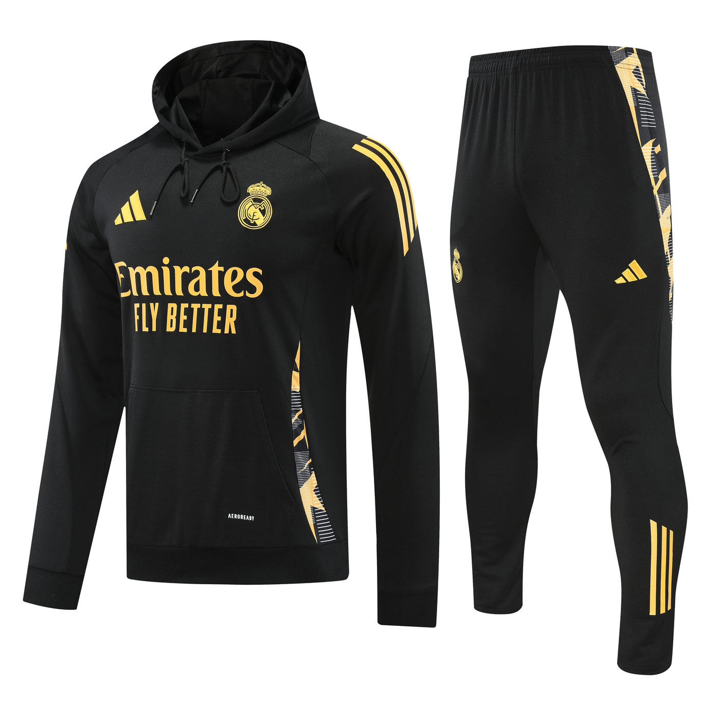 Real Madrid 24/25 - Hooded Training Suit - Adults