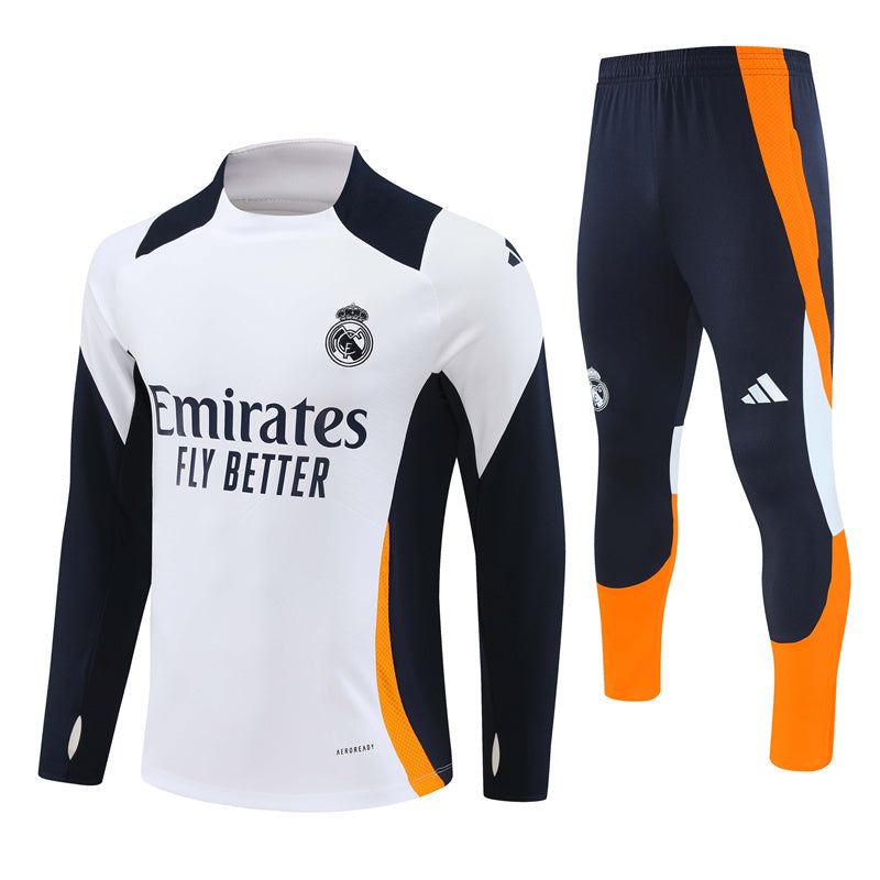 Real Madrid 24/25 - Training Suit - White - Adults