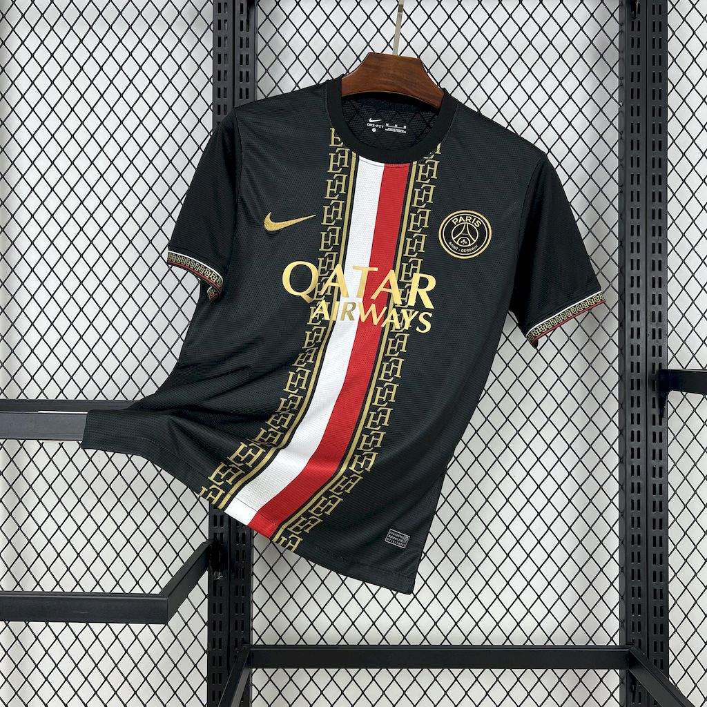 PSG 2025/26 Black & Gold Edition Jersey